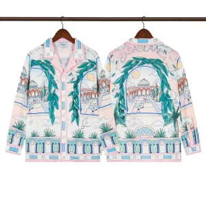 C-Blanca Tennis Club Architectural Silk Shirt