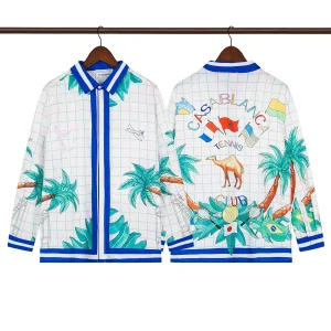 C-Blanca 'Tennis Club' Desert Oasis Silk Shirt