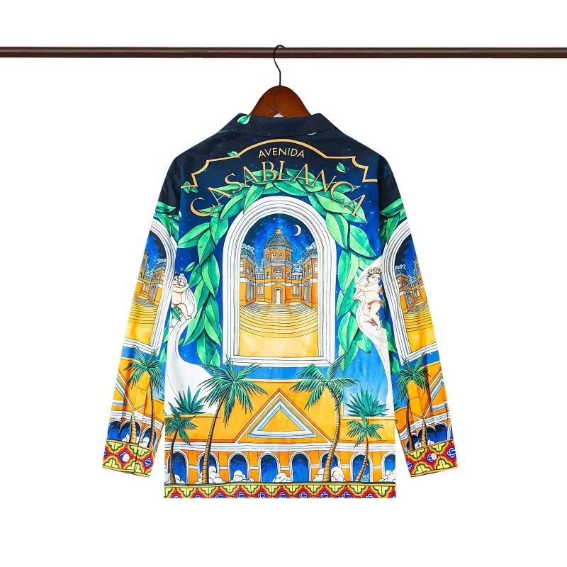 Back of Casablanca Maison D'ete Silk Shirt