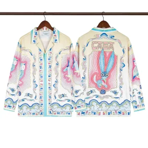 Casablanca Psychedelic Abstract Silk Shirt