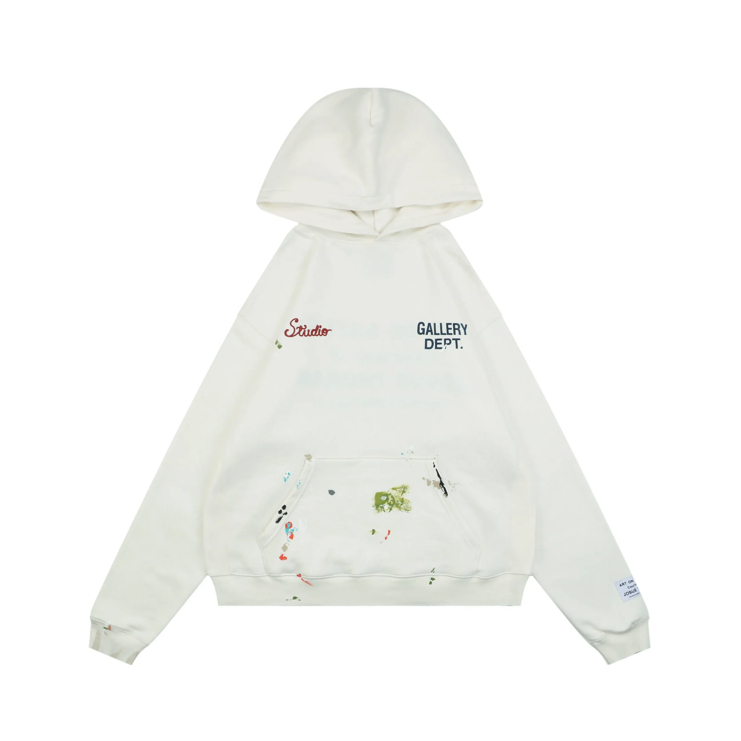 Gallery Dept Leather Patch Graphic Oversized Hoodie