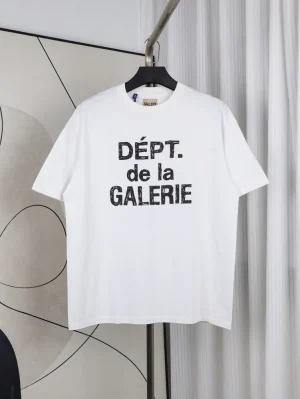 Gallery Dept Sketch Letter Graphic Cotton Linen T-Shirt