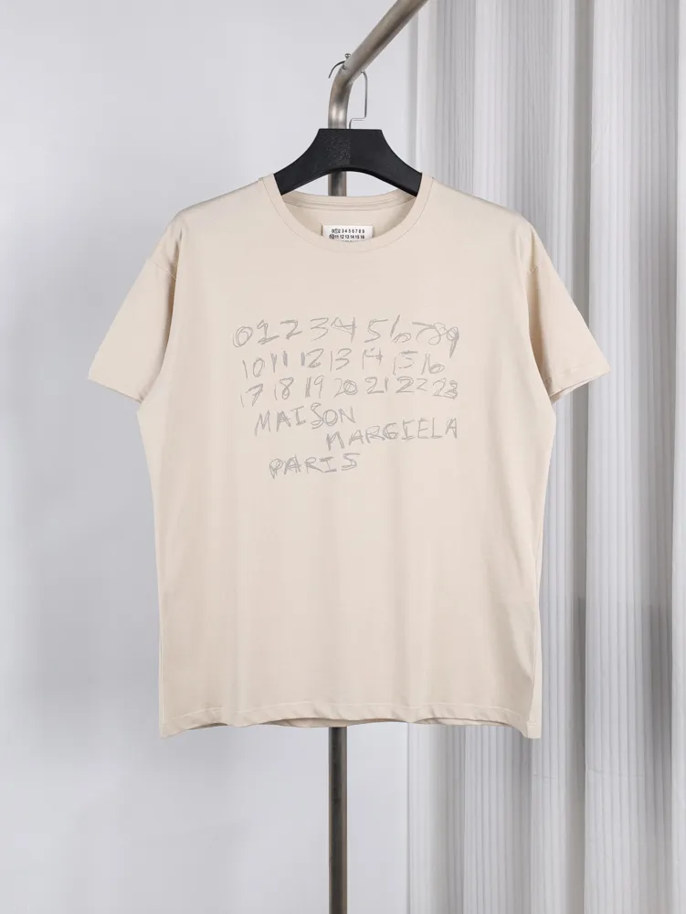 MM Numeric Logo Cotton T-Shirt