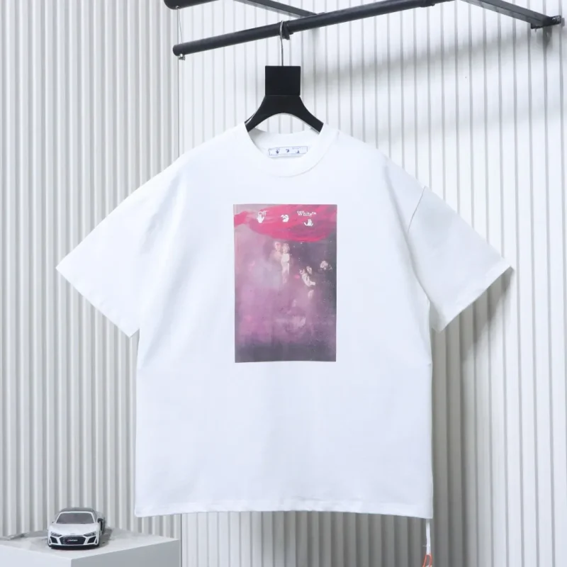 Off-White Blurred Oil Painting Arrow T-Shirt