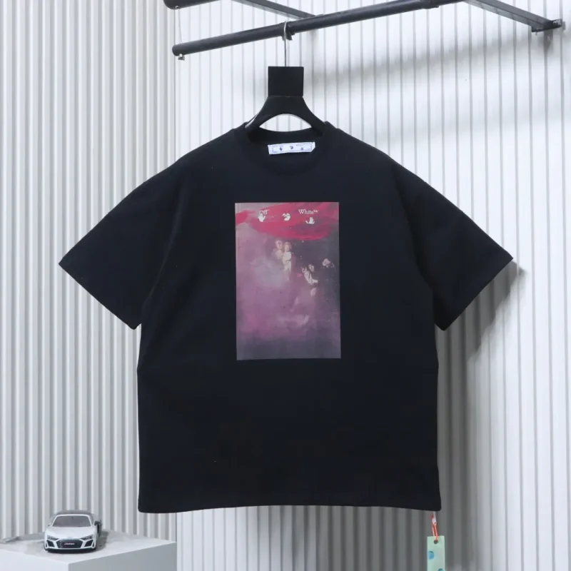 Off-White Blurred Oil Painting Arrow T-Shirt