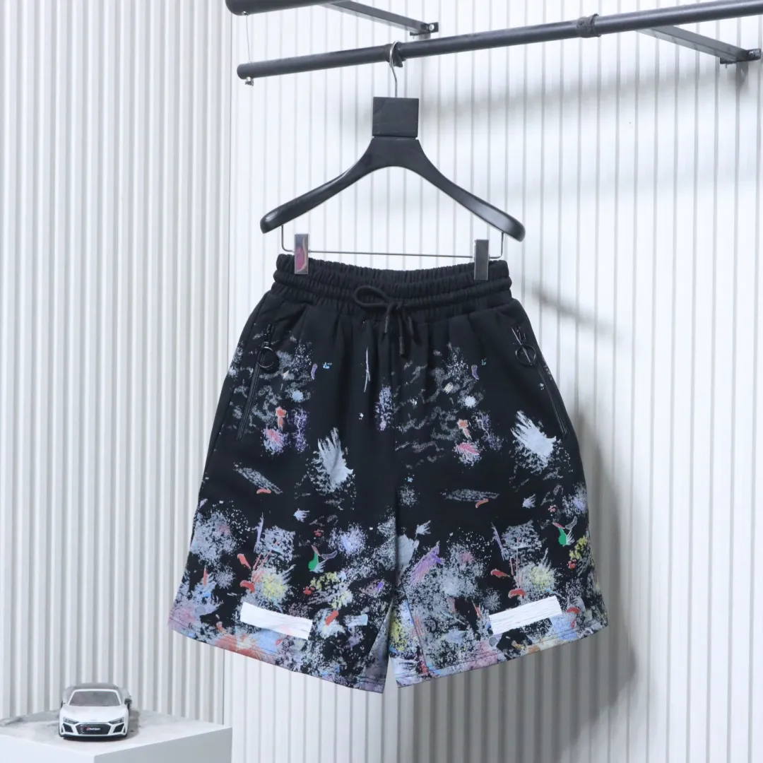 Off-White Starry Sky Fireworks Splatter Shorts