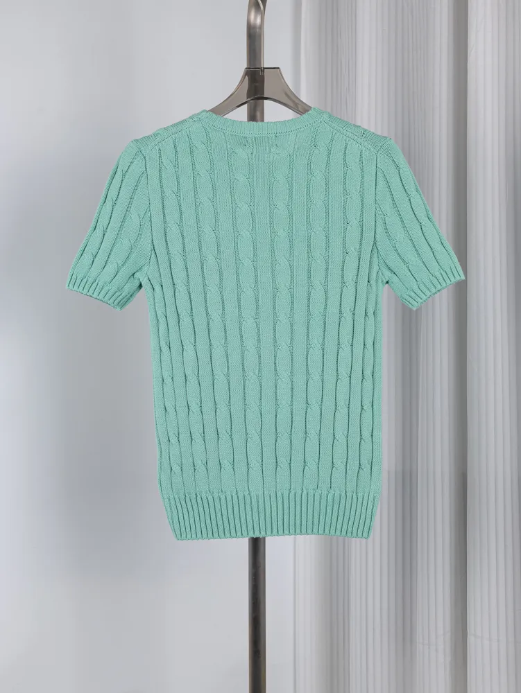 RL Pony Pocket Knit Cotton Short Sleeve T-Shirt