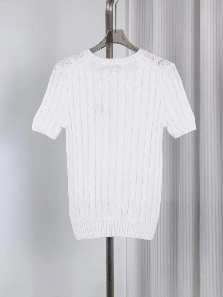 RL Pony Pocket Knit Cotton Short Sleeve T-Shirt