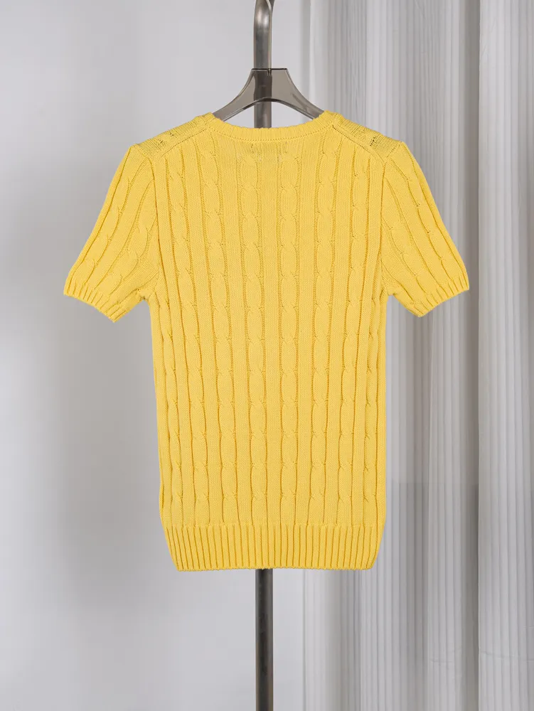 RL Pony Pocket Knit Cotton Short Sleeve T-Shirt