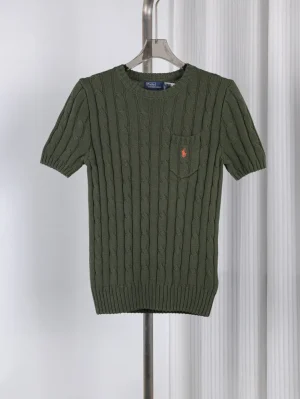 RL Pony Pocket Knit Cotton T-Shirt