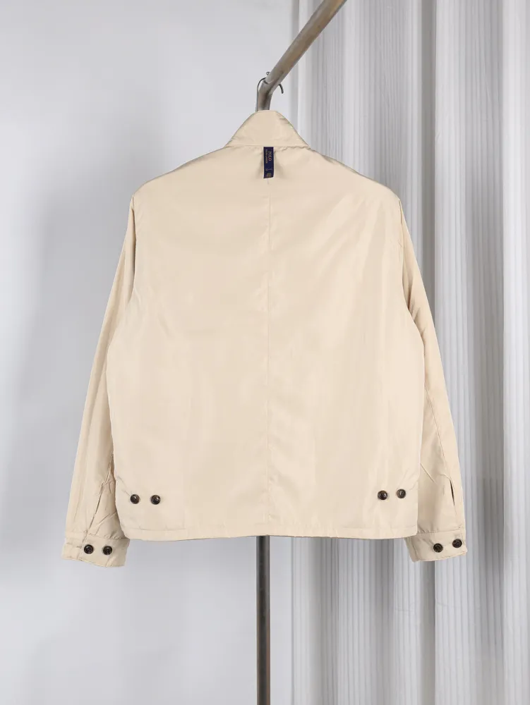 RL Pony Reversible Linen Zip Jacket