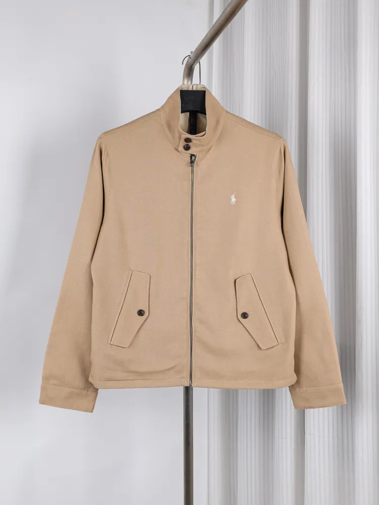 RL Pony Reversible Linen Zip Jacket