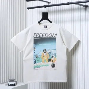 Saint Michael Freedom Astronaut Retro Heavyweight T-Shirt