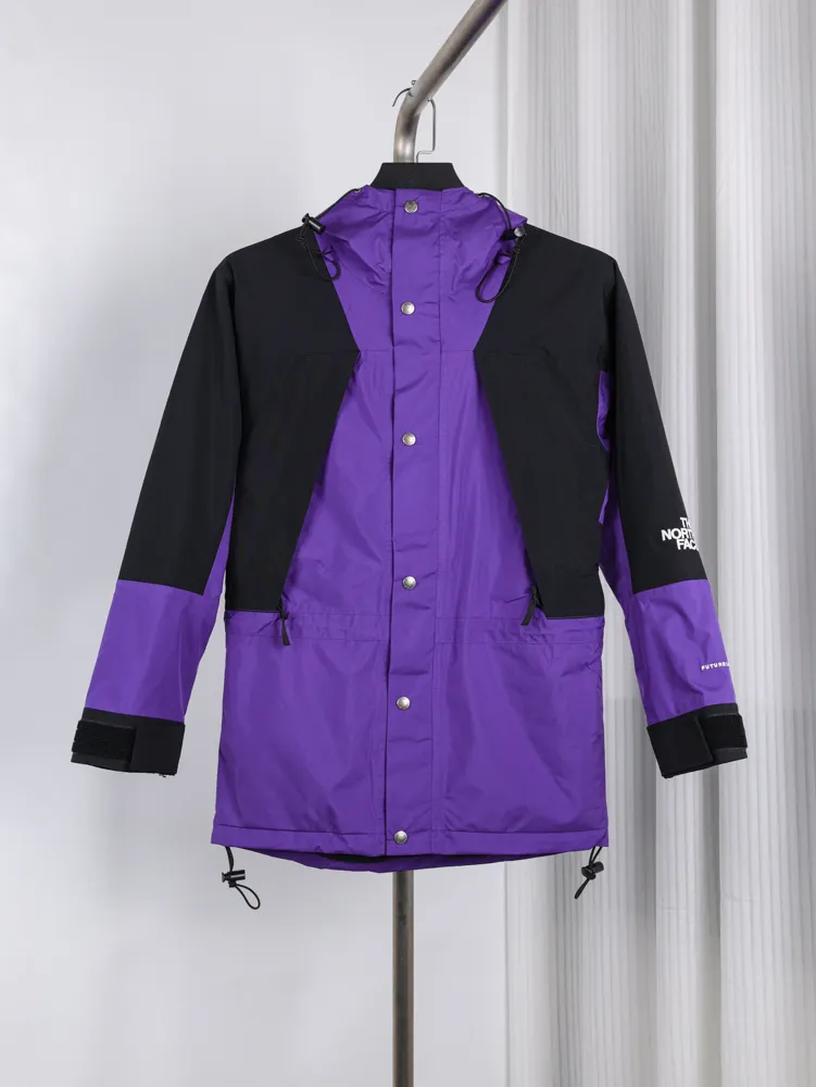 TNF Patchwork Hooded Windbreaker Jacket