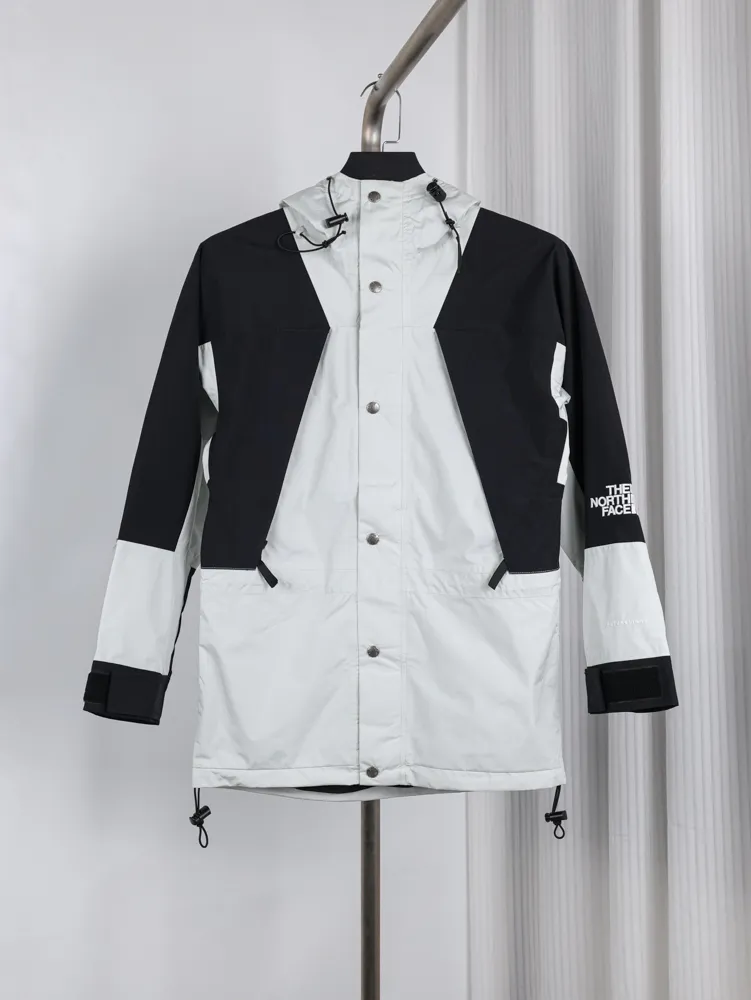 TNF Patchwork Hooded Windbreaker Jacket