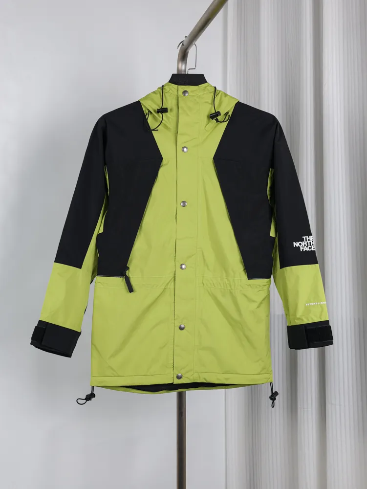 TNF Patchwork Hooded Windbreaker Jacket