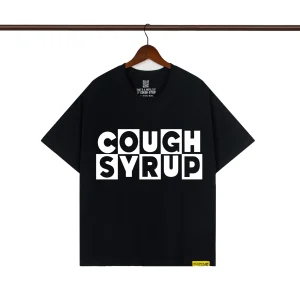 That’s A Awful Lot Of Cough Syrup Box Logo Graphic T-Shirt Color Black