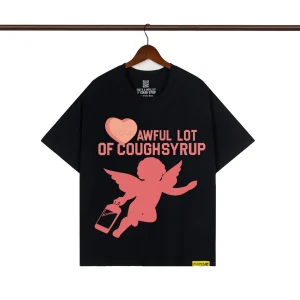 That’s A Awful Lot Of Cough Syrup Cupid Love Graphic T-Shirt Color Black