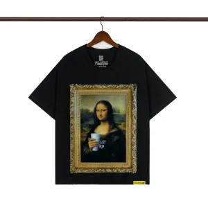 That’s A Awful Lot Of Cough Syrup Mona Lisa Graphic T-Shirt color Black