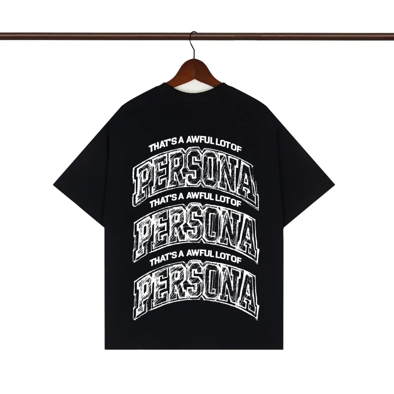 Back of That's A Awful Lot Of Cough Syrup Persona HTown To Cali Graphic T-Shirt color black