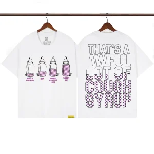 That’s A Awful Lot Of Cough Syrup White Bottle Progress Graphic T-Shirt