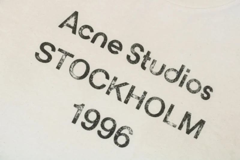 Logo Text Acne Studio Stockholm 1996