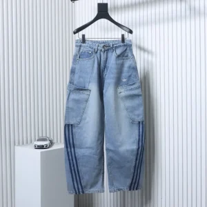 Adidas Trefoil Label Cargo Jeans