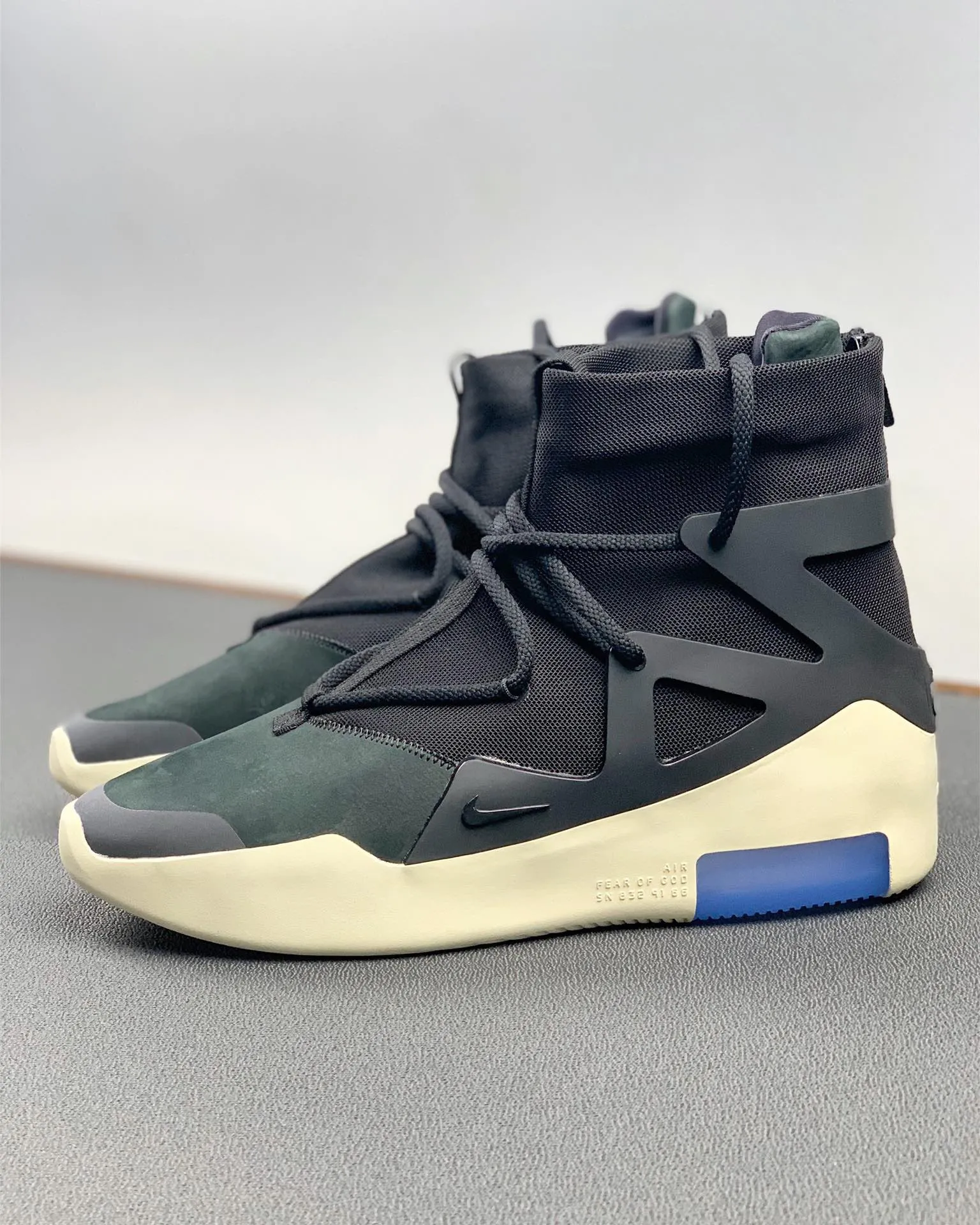 Air Fear Of God 1 Black side view