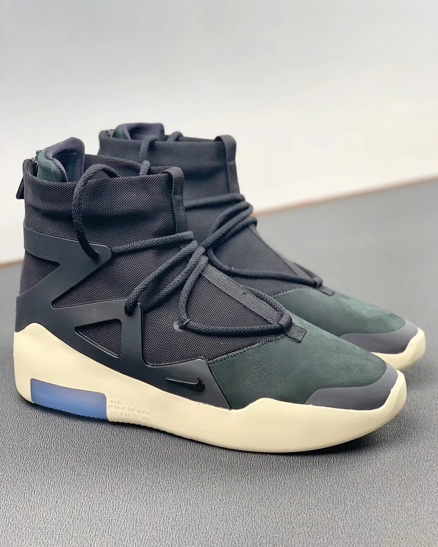Air Fear Of God 1 Black right side view