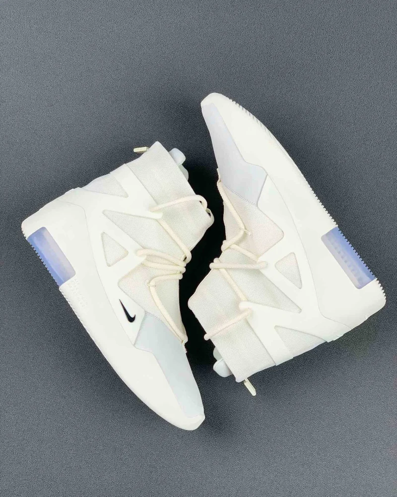 Air Fear Of God 1 Sail Black angled pair view