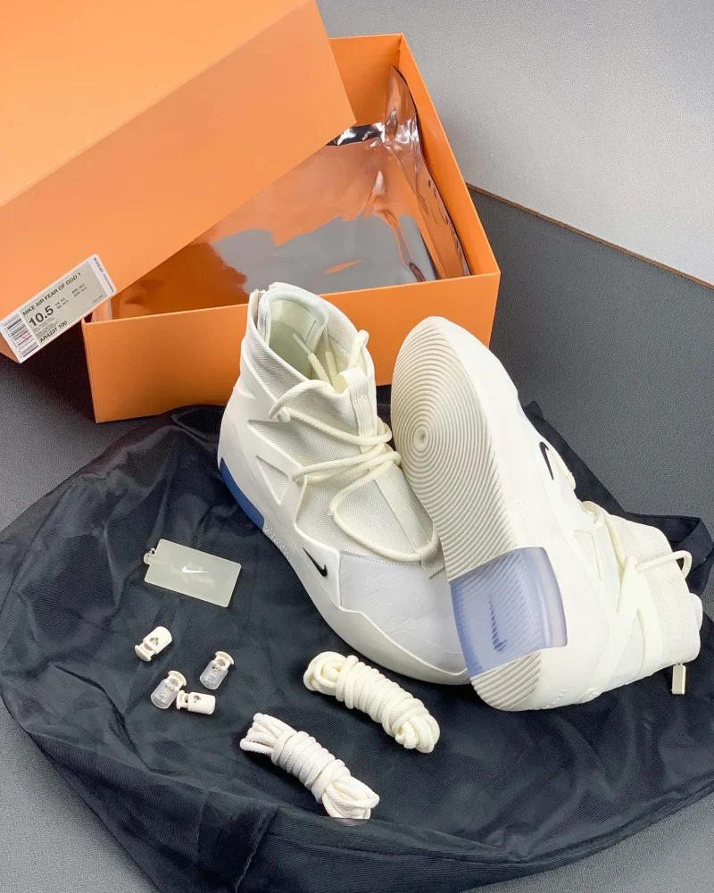 Air Fear Of God 1 Sail Black with box and accessories