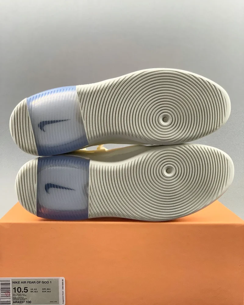 Air Fear Of God 1 Sail Black outsole view