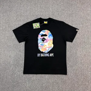 BAPE FW25 Art Camo Ape Print T-Shirt Color Black