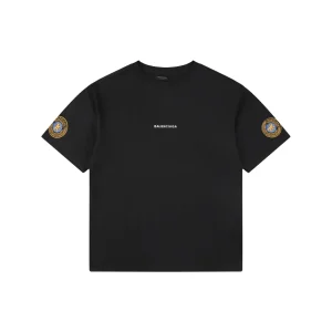 BLCG Double Lion Crest Patch Embroidered T-Shirt