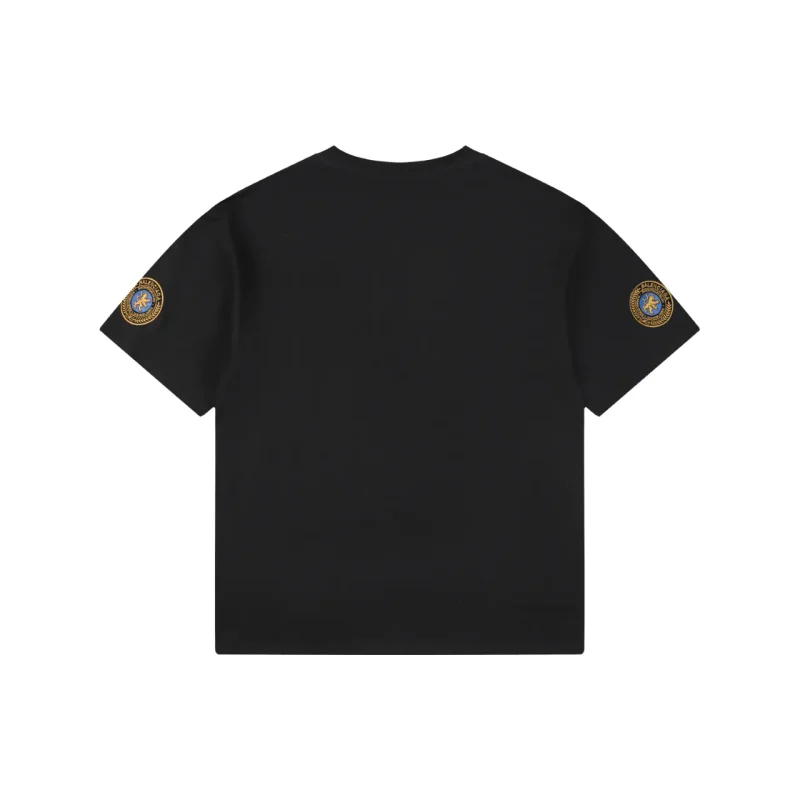Back of BLCG Double Lion Crest Patch Embroidered T-Shirt