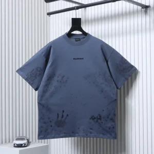 BLCG Embroidered Letter Splatter T-Shirt