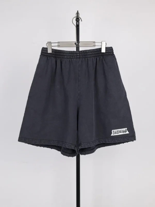 Paris Ink Tape Vintage Shorts