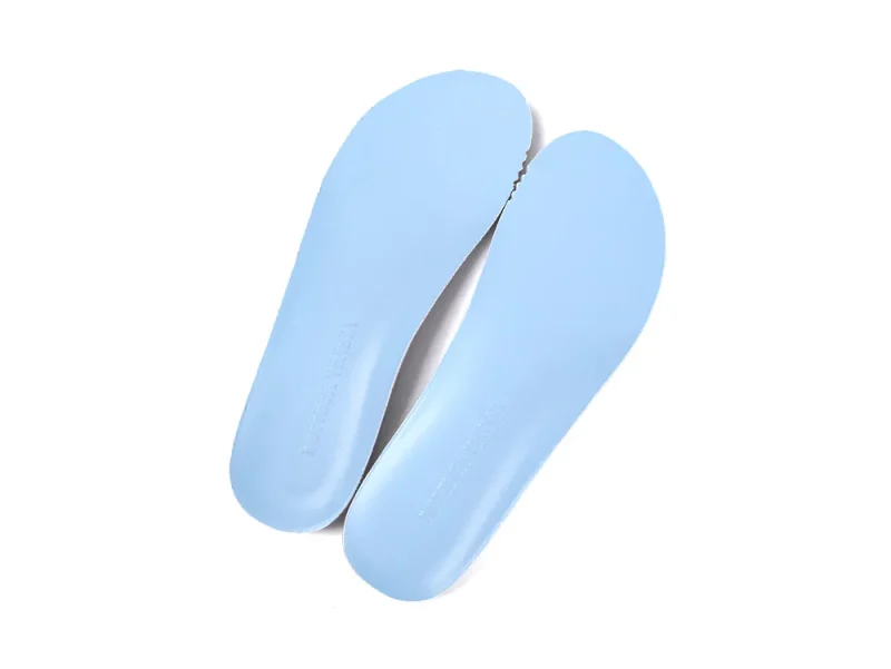 BV Orbit Flash Sneakers Amber Blue Insoles Detail