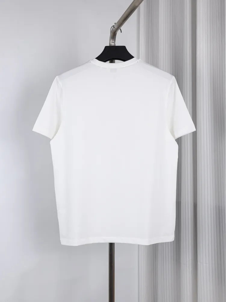 Back of British Logo Quick-Dry T-Shirt Color White