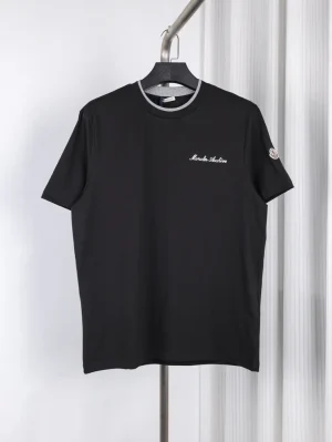 Double Collar Embroidered T-Shirt