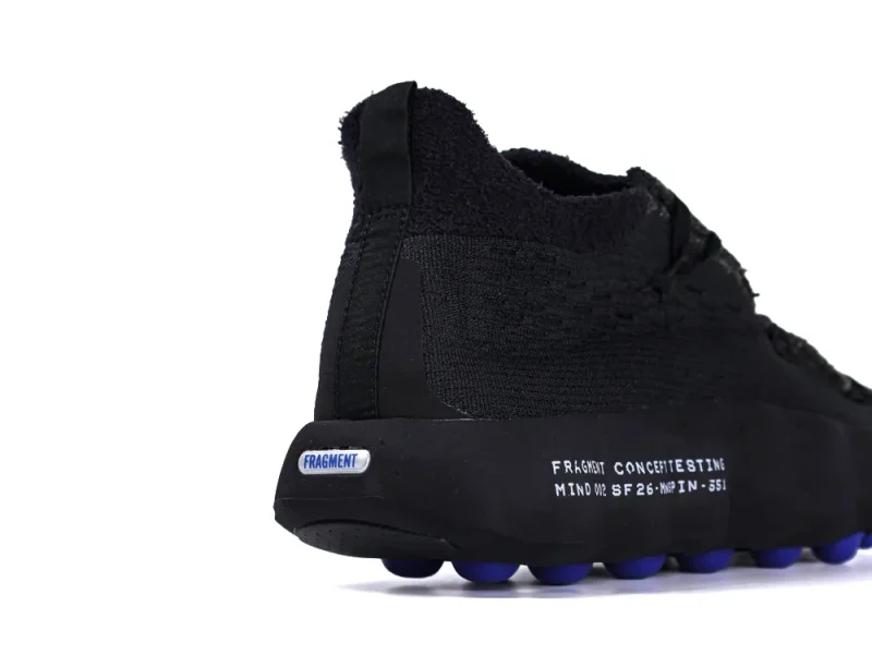 Fragment Design x Mind 002 Flyknit Black Back Toe Detail