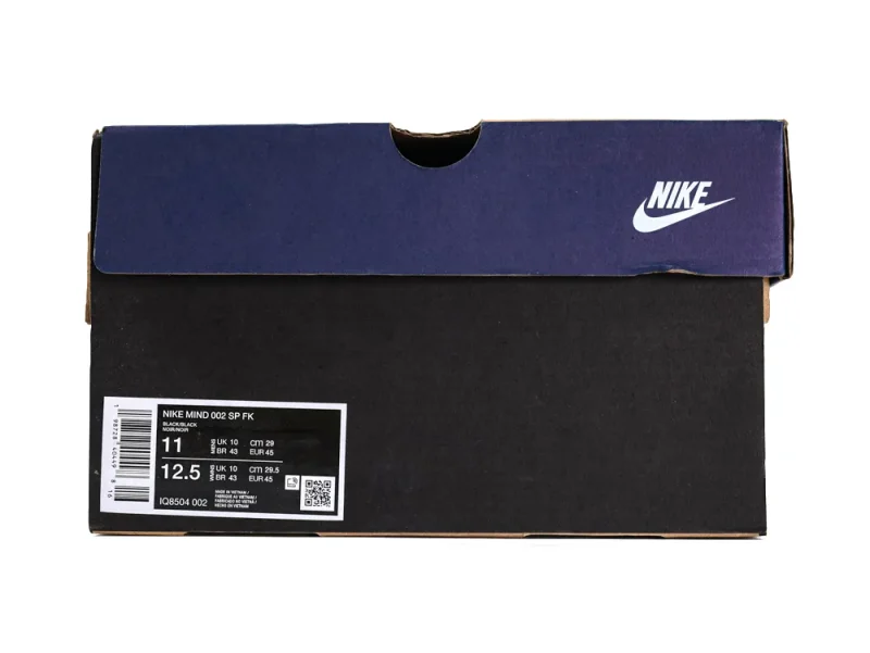 Fragment Design x Mind 002 Flyknit Black Shoe Box