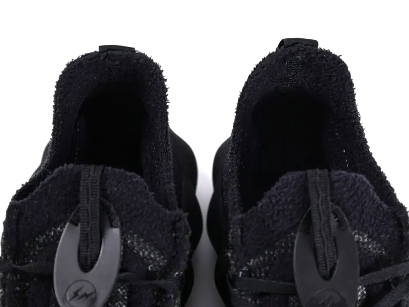 Fragment Design x Mind 002 Flyknit Black Tounge View