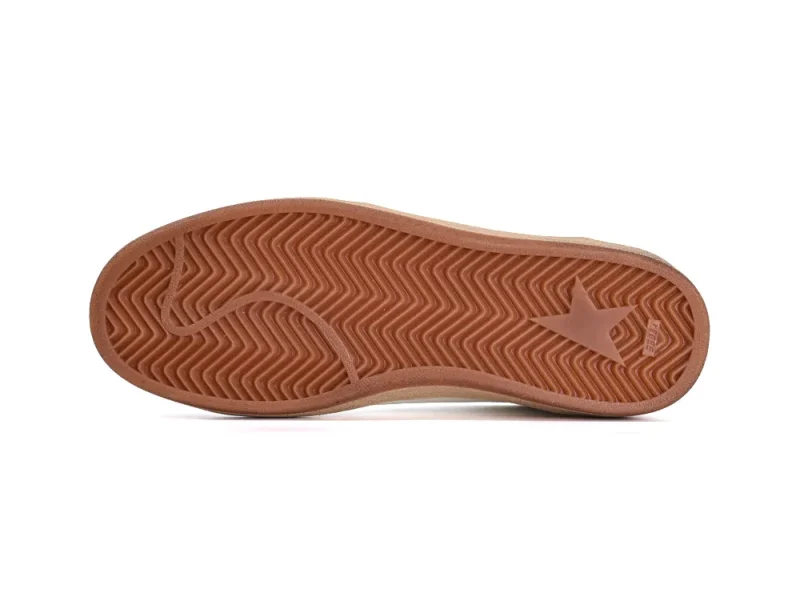 Brown rubber outsole of Golden Goose Ball Star sneaker