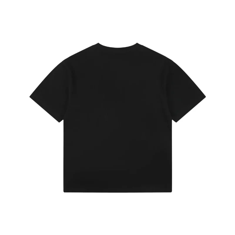 Back of Gradient Equestrian T-Shirt Color Black