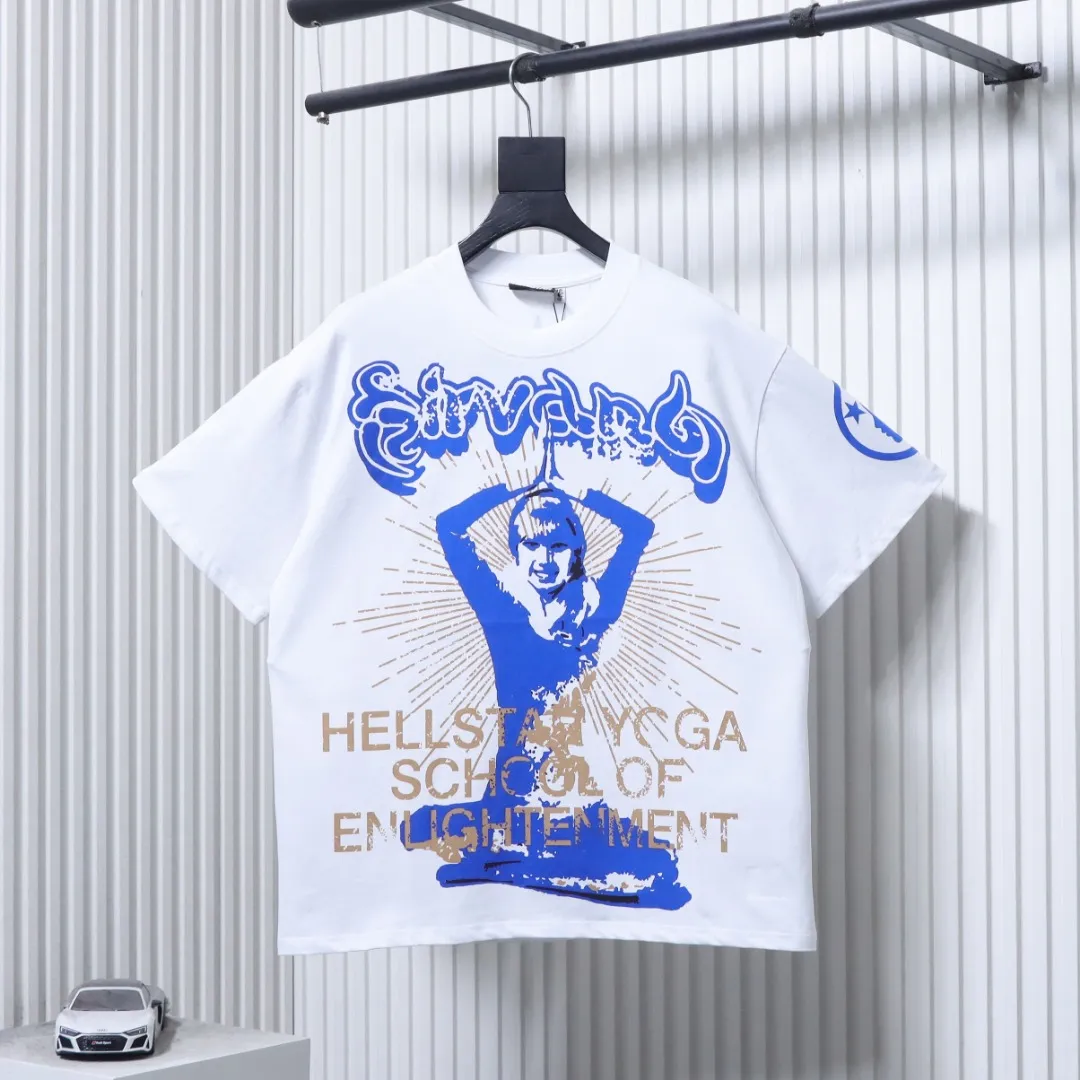 Hellstar Yoga Graphic T-Shirt Color White