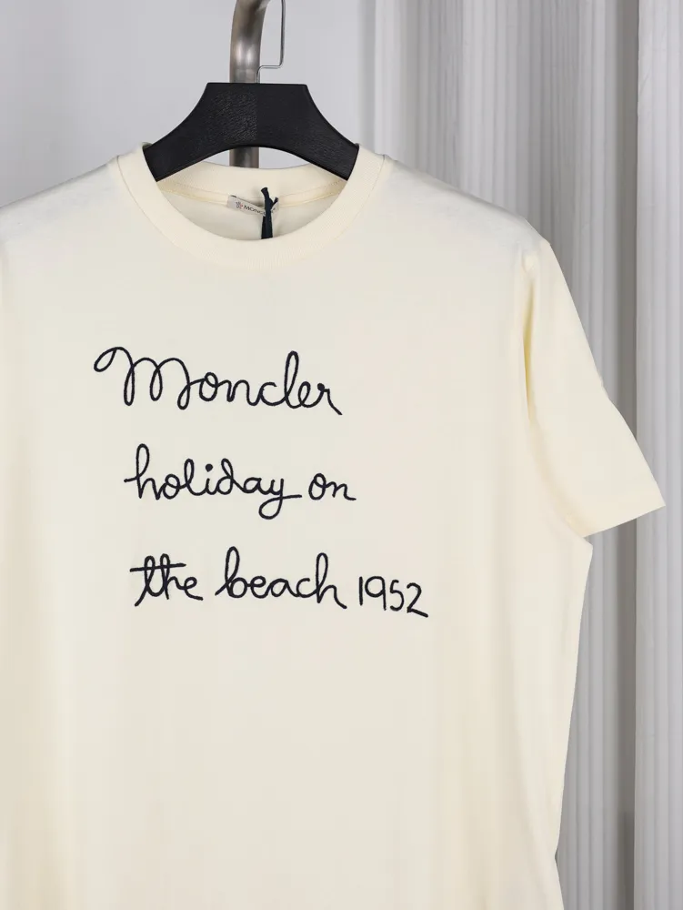 Holiday on the Beach 1952 Embroidered T-Shirt Details