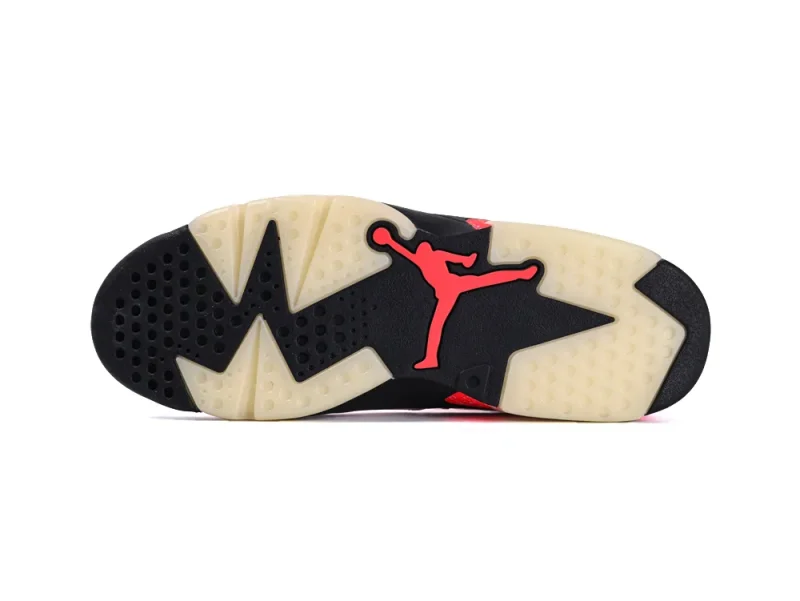 Jordan 6 Awake NY Playful Pink High-Top Sneakers Bottom Outsole Detail