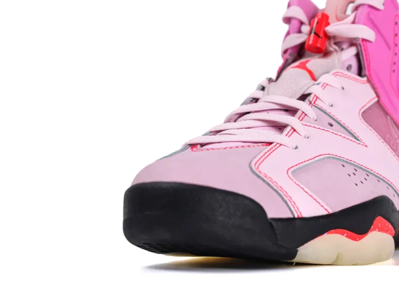 Jordan 6 Awake NY Playful Pink High-Top Sneakers Front Toe