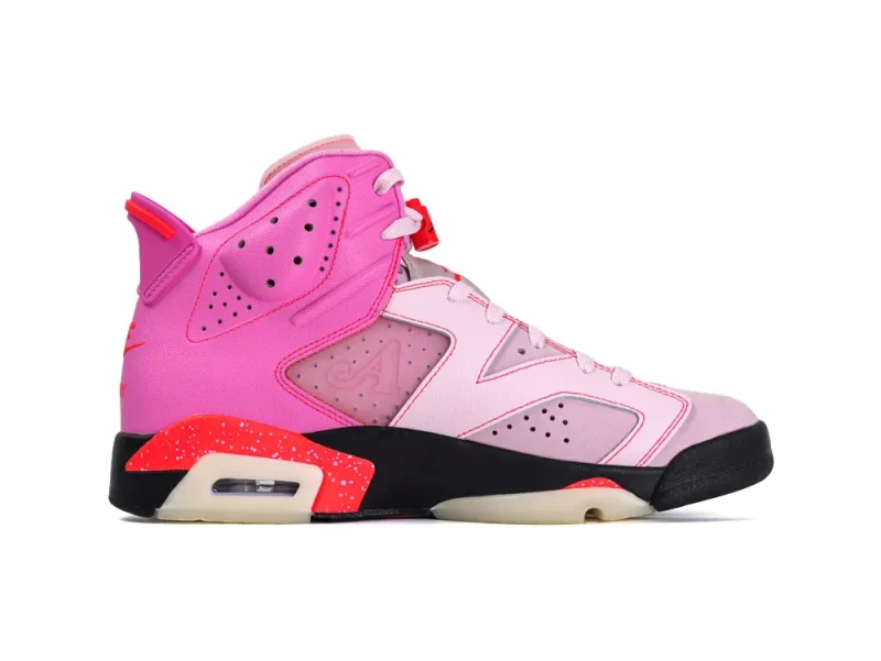 Jordan 6 Awake NY Playful Pink High-Top Sneakers Right Side View